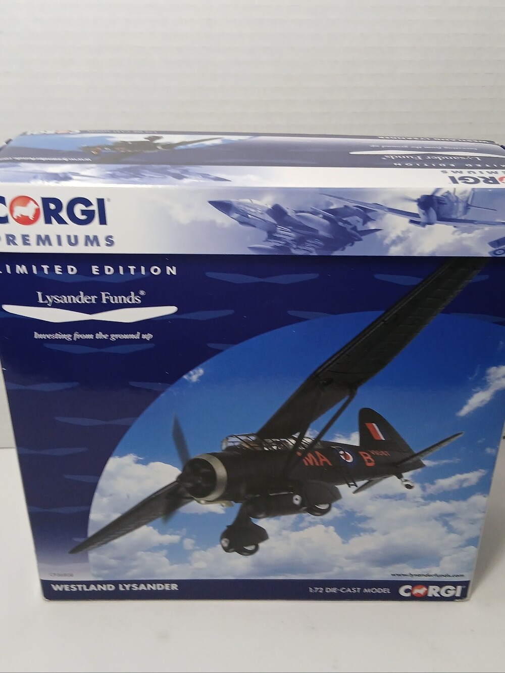 CORGI Westland Lysander Mk III CP36808 1/72 Diecast Model New Open Box 1121/3000
